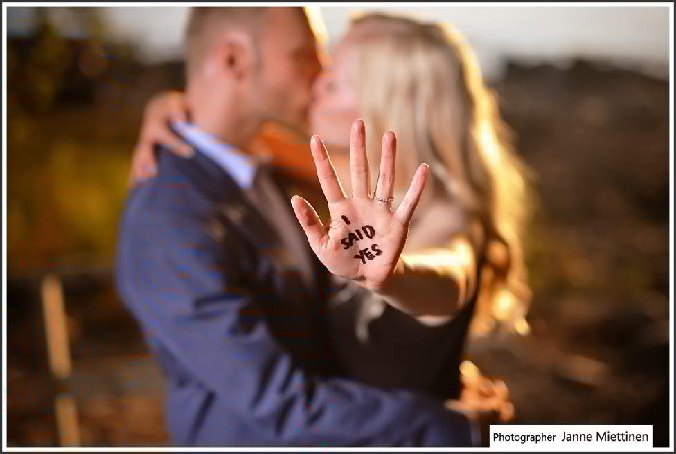I said yes save the date